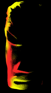 The Face of MO-TIKI as seen in torch light